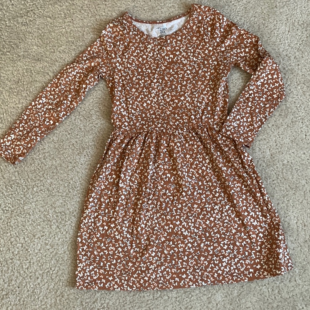 Carter’s girls long sleeve dress- new